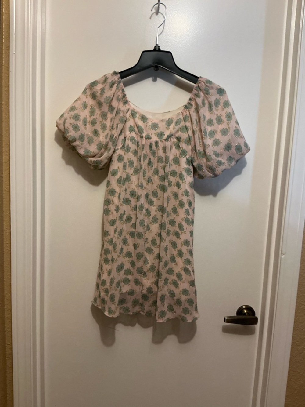 Zara Cream Labeled Garment with Subtle Pink Hue